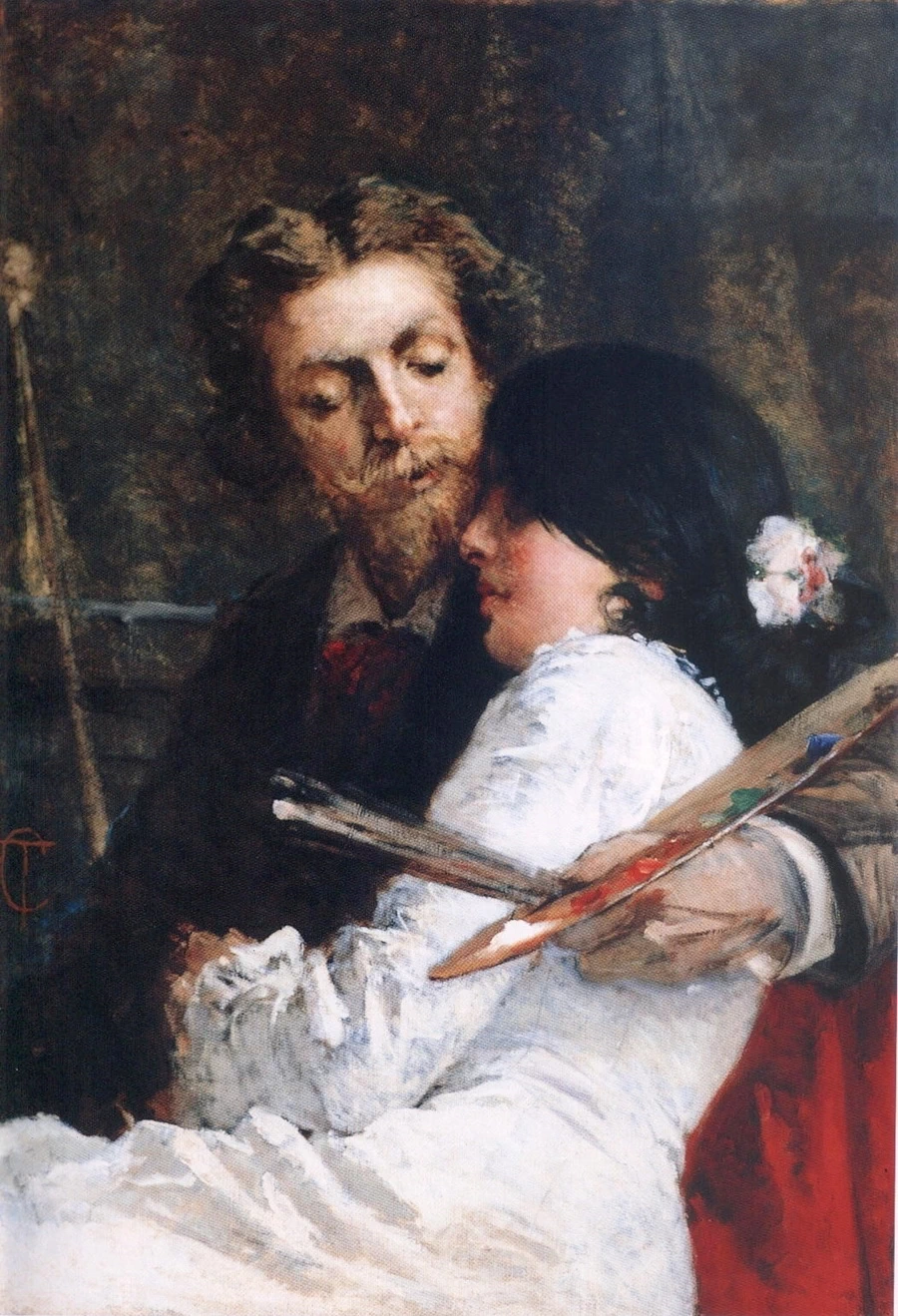 Il pittore e la modella - Collezione Poscio, Domodossola